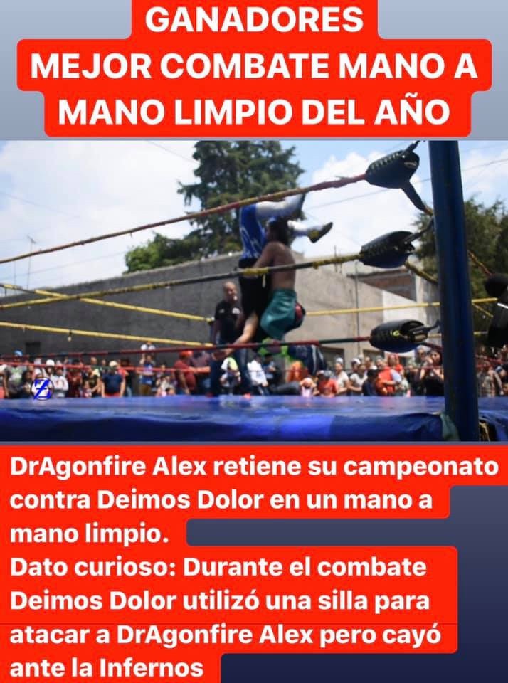 DrAgonfire Alex vs Deimos Dolor como mejor combate mano a mano del año