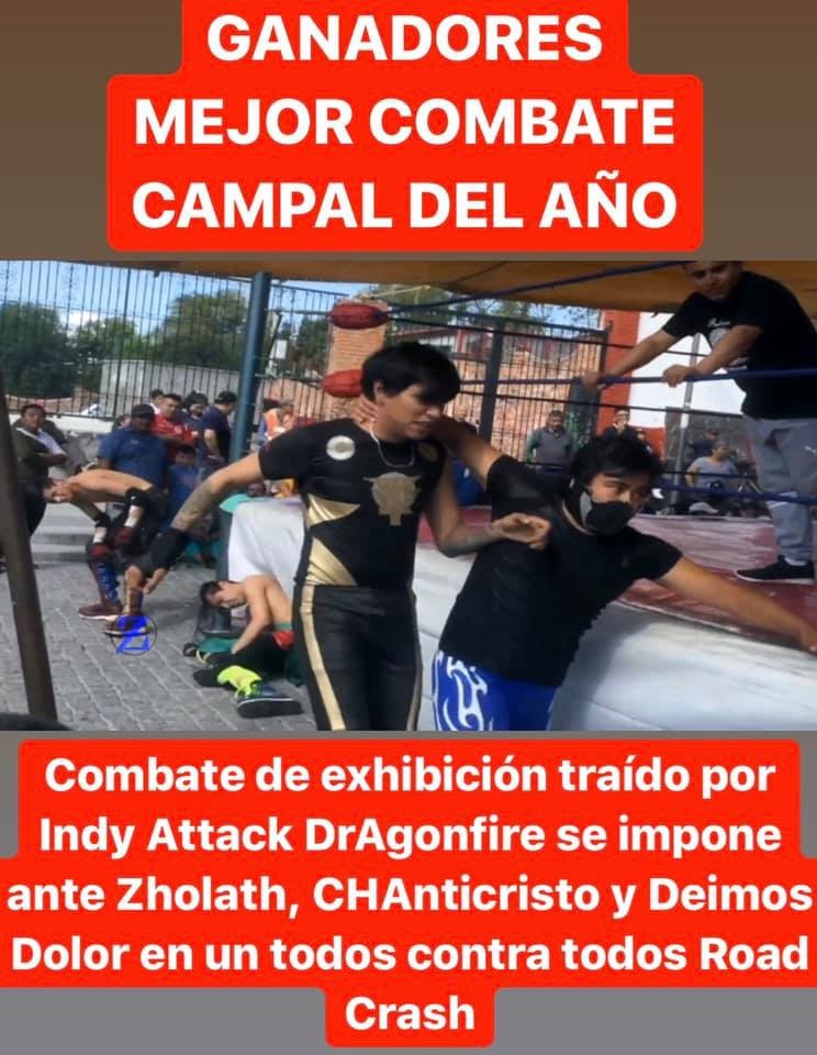 Indy Attack trajo el Combate Campal del año entre DrAgonfire Alex vs Zholath vs CHAnticristo vs Deimos Dolor