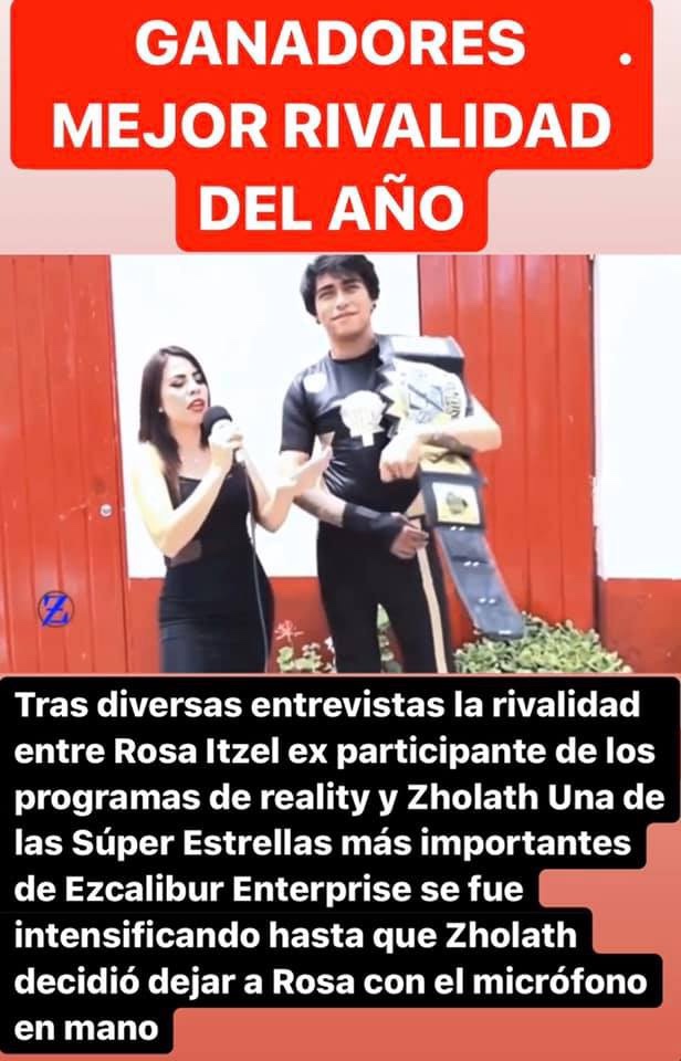 Zholath vs Rosa Itzel mejor rivalidad del año